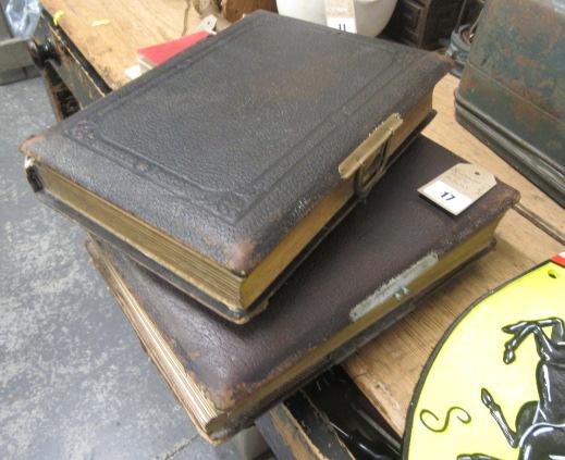 TWO VICTORIAN PHOTO ALBUMS Image