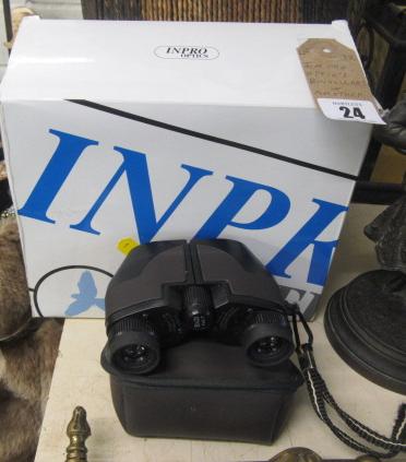 INPRO OPTICS BINOCULARS AND ANOTHER PAIR Image