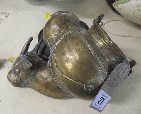 INDIAN BRASS INCENSE BURNER Image