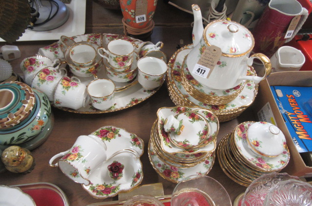 QUANTITY OF ROYAL STAFFORD DINNER WARE ETC Image