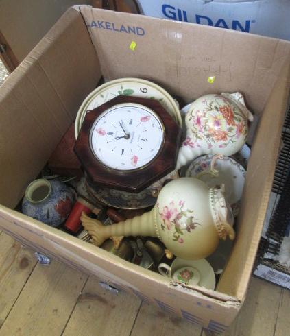 BOX OF CERAMICS ETC Image