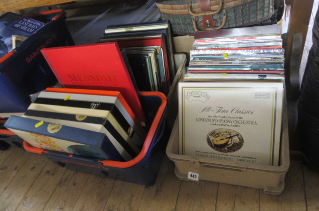 THREE BOXES OF LP RECORDS Image