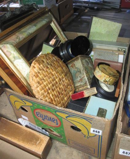 BOX OF MISCELLANEOUS INCLUDING EPNS TRAY Image
