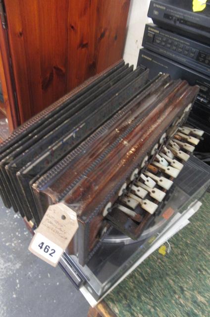 ANTIQUE MAHOGANY CONCERTINA Image