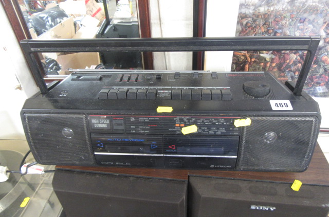 HITACHI CASSETTE TAPE PLAYER Image
