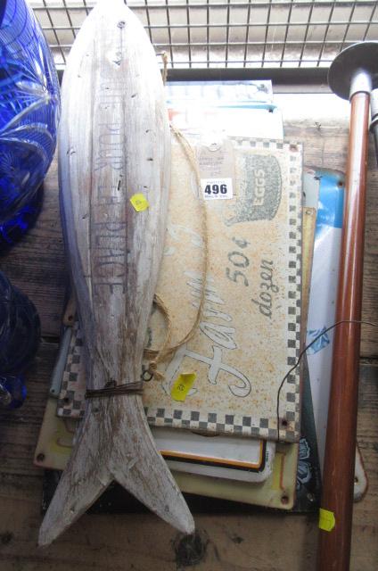 QUANTITY OF METAL SIGNS Image