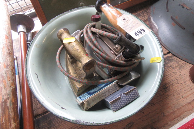 ENAMEL BOWL AND CONTENTS Image