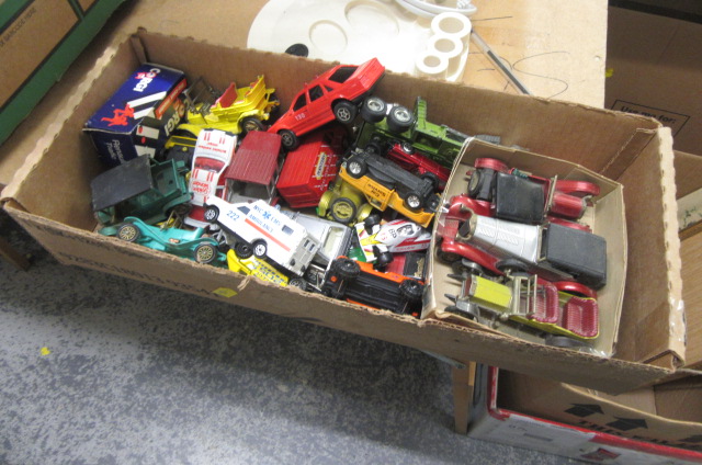 BOX OF DIECAST INCLUDING DINKY Image