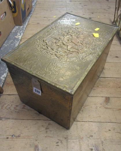 BRASS COAL BOX Image