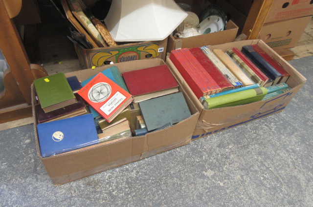 TWO BOXES OF BOOKS Image