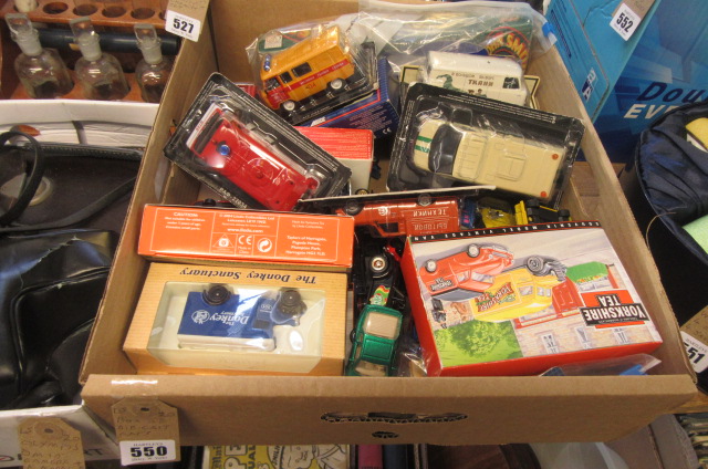 BOX OF DIECAST CARS Image