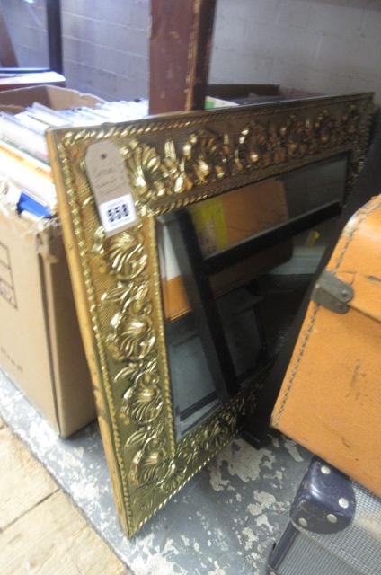 BRASS FRAMED MIRROR Image