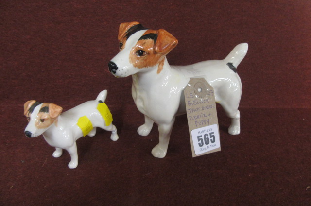 BESWICK JACK RUSSELL TERRIER AND PUPPY Image
