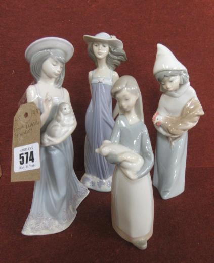 FOUR LLADRO FIGURES Image