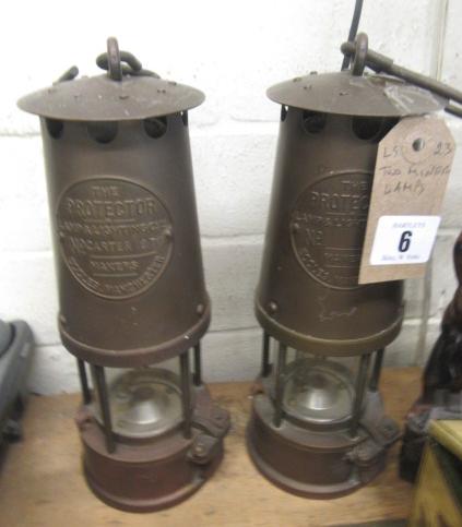TWO MINERS LAMPS Image