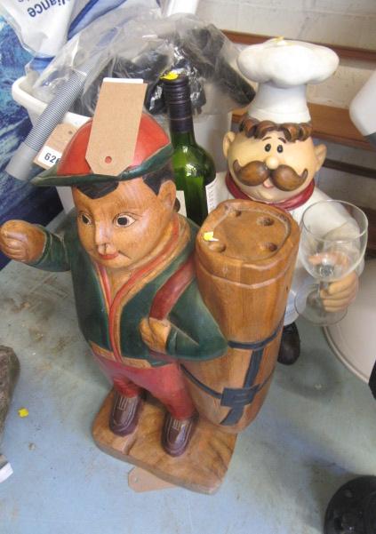 GOLFING FIGURE AND CHEF FIGURE Image