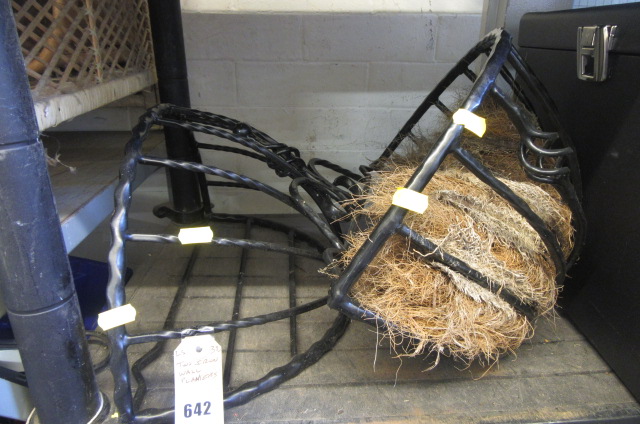 TWO SMALL METAL HAY RACKS Image
