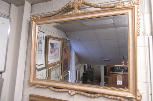 GILT FRAMED OVERMANTEL Image