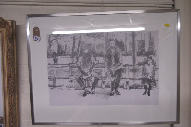 FRAMED PENCIL SKETCH BY JAKE ATTREE Image