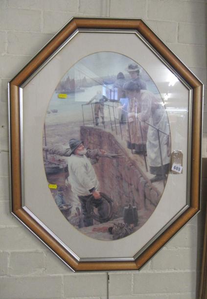 FISHING SCENE PRINT Image