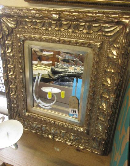GILT FRAMED MIRROR Image