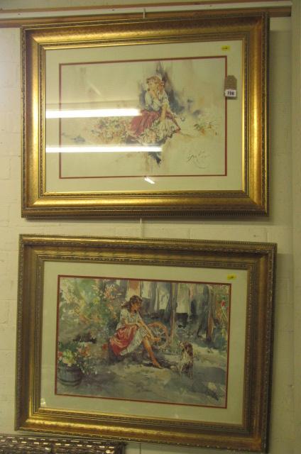 TWO FEMALE PRINTS Image