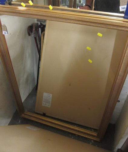 LARGE GILT FRAMED MIRROR Image