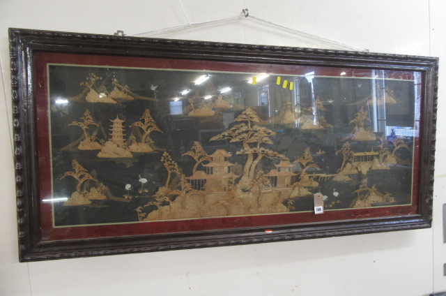 ORIENTAL CORK PICTURE AND FRAME Image