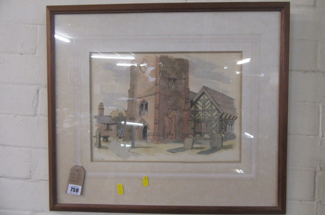 WATERCOLOUR BY ALFRED STONE Image