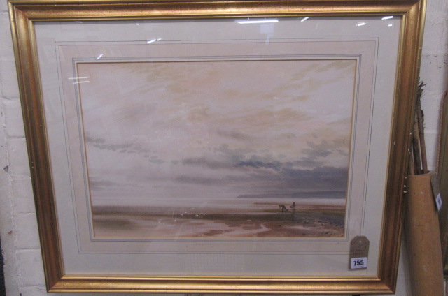 COASTAL WATERCOLOUR BY BARRIE HASTE Image