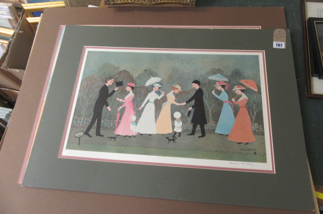 TWO SIGNED HELEN BRADLEY PRINTS Image