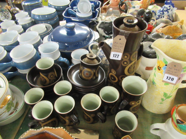 QUANTITY OF DENBY ARABESQUE PATTERN COFFEE SERVICE Image
