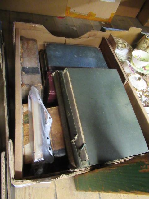 BOX OF ANTIQUARIAN BOOKS Image