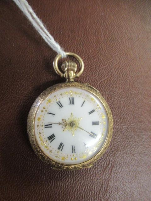 14CT GOLD FOB WATCH Image