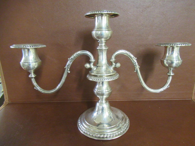 STERLING SILVER CANDELABRUM Image