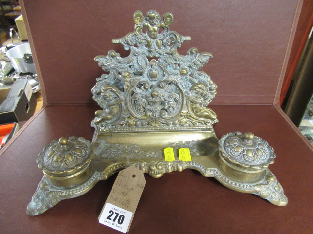 VINTAGE BRASS DESK STAND Image
