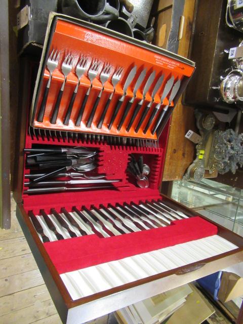 CANTEEN OF CUTLERY AND ANOTHER BOX OF CUTLERY Image