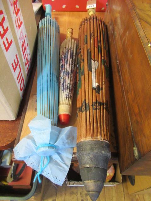 THREE JAPANESE PARASOLS Image