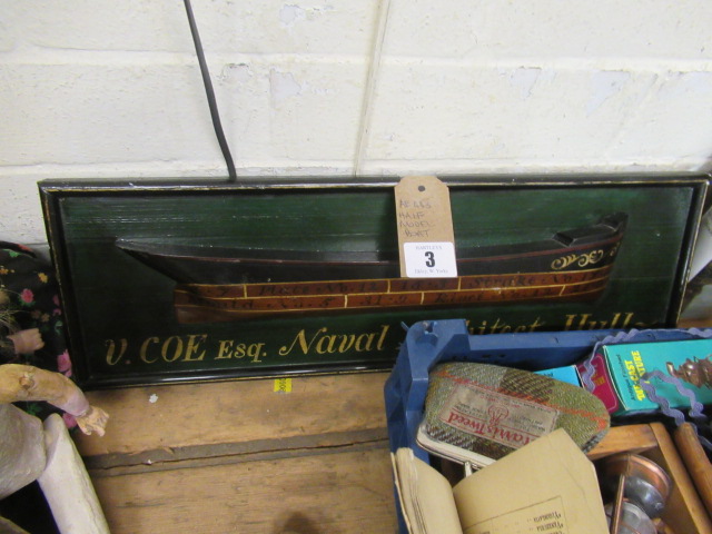 MODEL BOAT PLAQUE Image