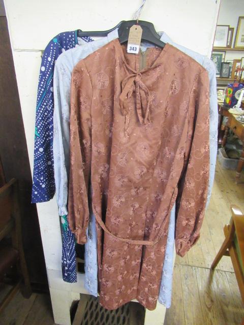 TWO 1950S DRESSES AND ERIKO VINTAGE SILK DRESS Image