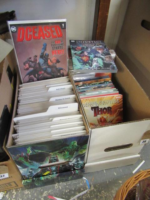 TWO BOXES OF COMICS Image