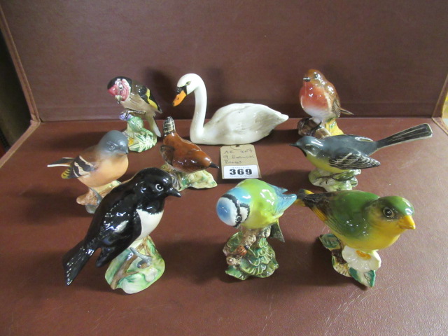 NINE BESWICK BIRDS Image