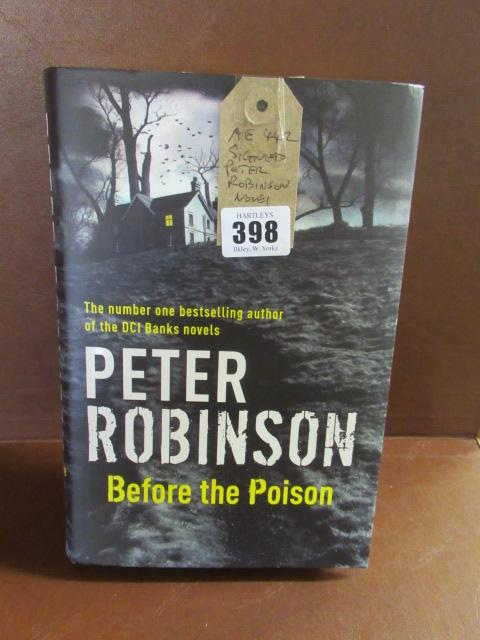 SIGNED PETER ROBINSON NOVEL Image