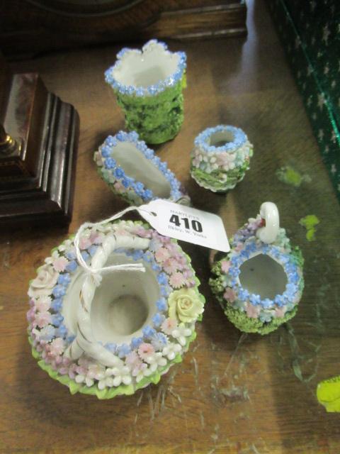 COLLECTION OF GERMAN PORCELAIN MINIATURES Image