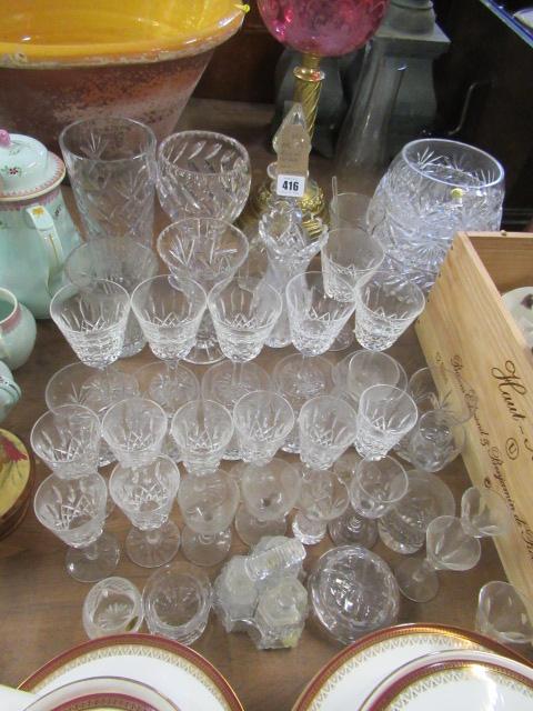 QUANTITY OF WATERFORD AND OTHER GLASS Image