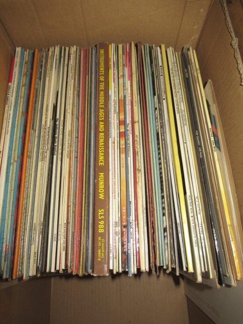 BOX OF LP RECORDS Image