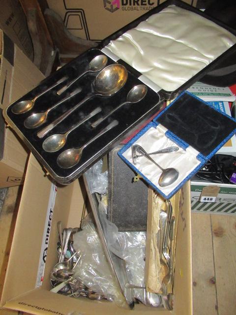 BOX OF CUTLERY ETC Image