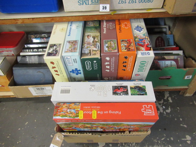 BOX OF JIGSAWS Image