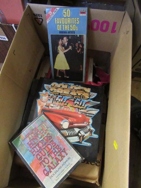 BOX OF SINGLES AND 78 RPM RECORDS ETC Image