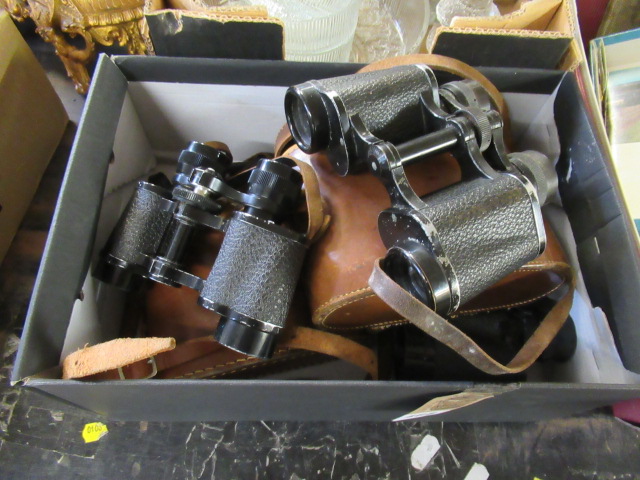 THREE PAIRS OF BINOCULARS Image